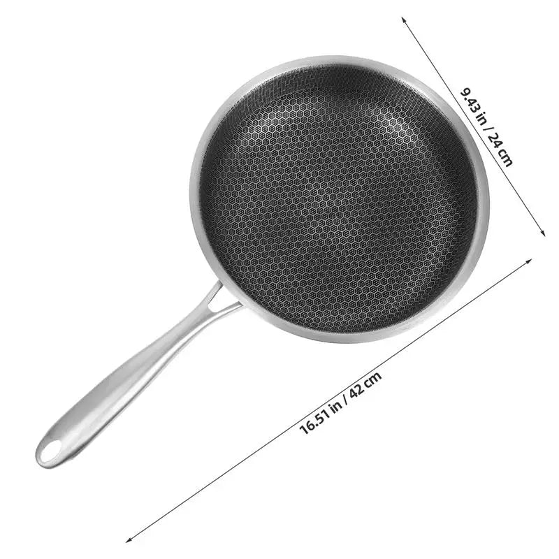 2024 New Honeycomb Frying Platter Stainless Steel